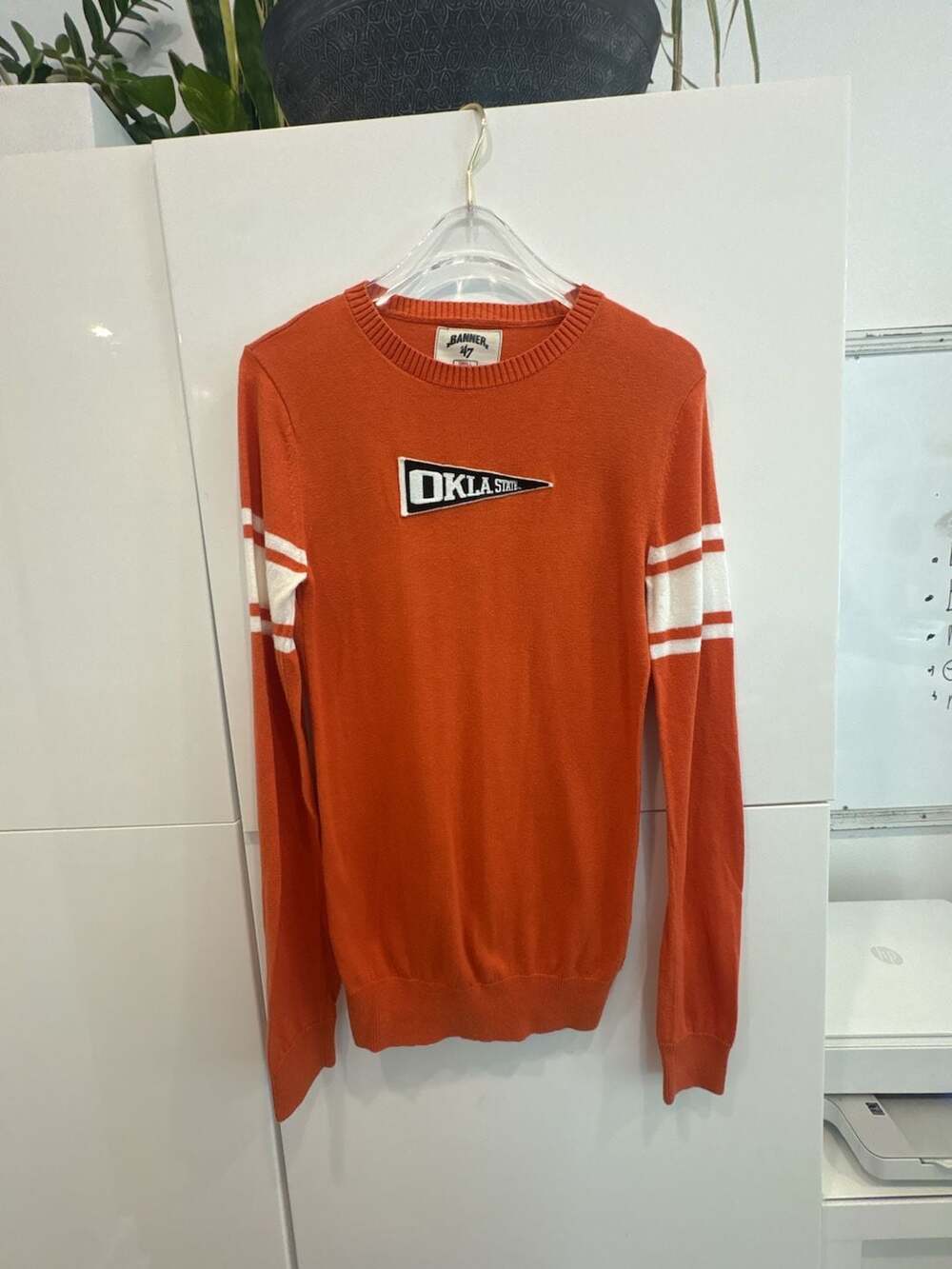 Banner 47 Oklahoma State University Pennant Logo Sweater Size Small